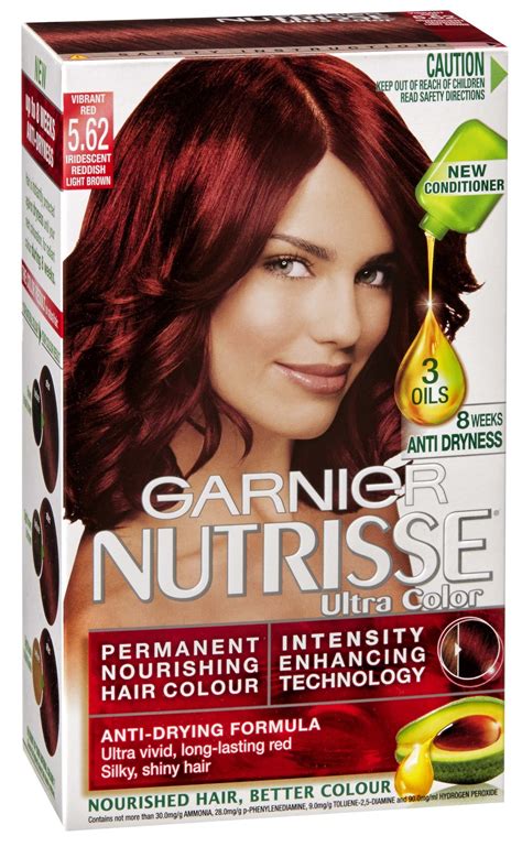 garnier red hair dye